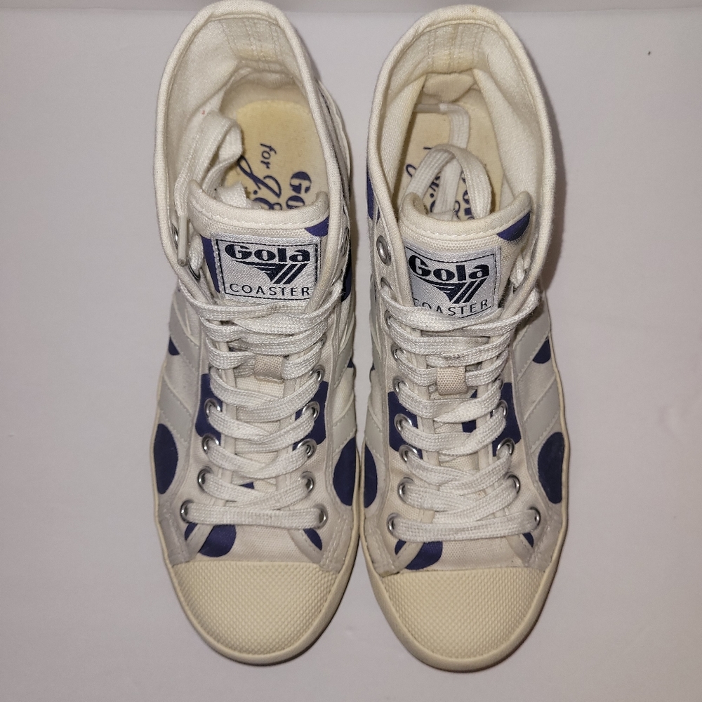 Gola J. Crew High Top Sneakers, US Size 6 - Picture 8 of 9